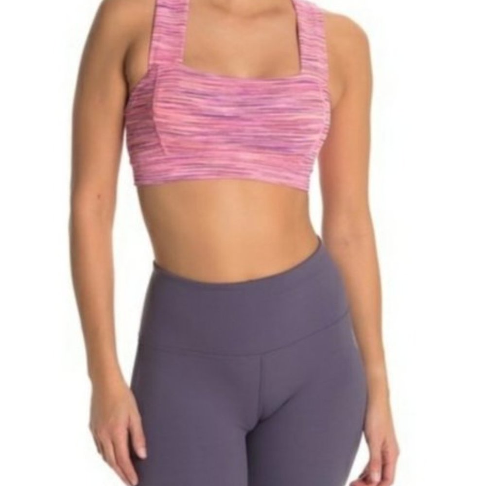 NWT Free People Pink Combo Sports Bra